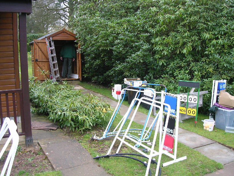 Shed and contents