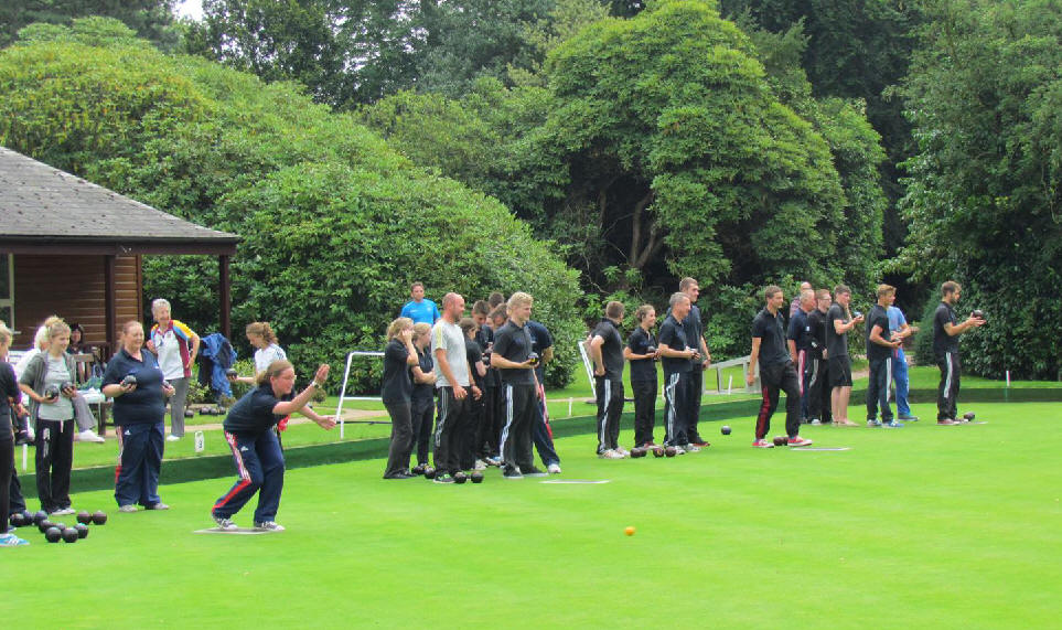 archers bowling at Lilleshall