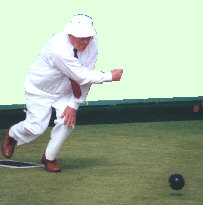 Cyril Davies bowling